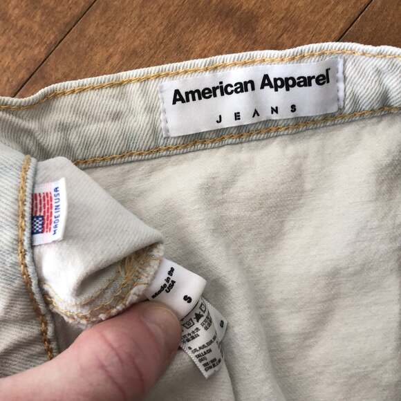 American Vintage Sunset Blues by Chic, american apparel denim skirts size 5 - Picture 9 of 12